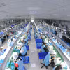 Dây chuyền sản xuất điện tử tại Công ty Suntech – Cụm công nghiệp Thanh Vân, Khu Công nghiệp Hiệp Hòa, Bắc Ninh. (Ảnh: Việt Hùng/TTXVN)