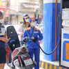 Một cây xăng trên phố Trần Hưng Đạo (Hà Nội). (Ảnh: Trần Việt/TTXVN)