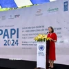Công bố Báo cáo Chỉ số Hiệu quả quản trị và hành chính công cấp tỉnh năm 2024 (PAPI 2024). (Ảnh: PV/Vietnam+)