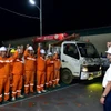 Đội xung kích Công ty Điện lực Lai Châu xuất quân ngay trong đêm 28/9 để hỗ trợ khắc phục sự cố tại Hà Tĩnh. (Ảnh: EVN)