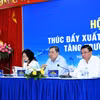 Phó Thủ tướng Thường trực Chính phủ Phạm Gia Túc đã chủ trì Hội nghị thúc đẩy xuất khẩu. (Ảnh: BCT/Vietnam+)