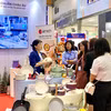 Thành phố Hà Nội đã tổ chức thường niên chương trình hội chợ triển lãm sản phẩm công nghiệp chủ lực, hội chợ xúc tiến thương mại hỗ trợ doanh nghiệp. (Ảnh: PV/Vietnam+)