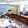 Đại diện doanh nghiệp chia sẻ về tình hình thực tế triển khai phòng vệ thương mại. (Ảnh: CTV/Vietnam+)