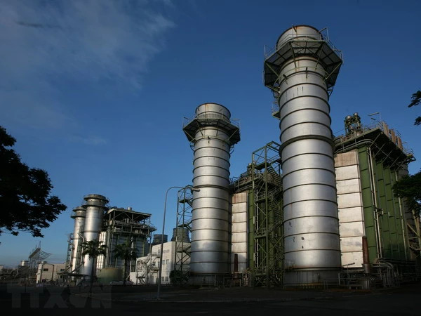 Một góc trung tâm nhiệt điện Phú Mỹ. (Ảnh: Ngọc Hà/TTXVN)