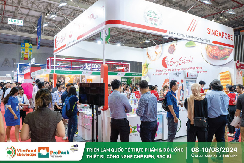 Vietfood & Beverage-Propack Vietnam 2024 dự kiến chào đón hơn 25.000 lượt khách tham quan. (Ảnh: PV/Vietnam+)