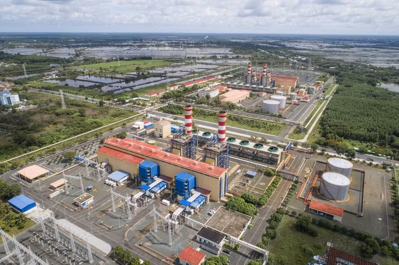 Cụm điện-khí-đạm Cà Mau. (Ảnh: PV/Vietnam+)