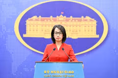 Người phát ngôn Bộ Ngoại giao Phạm Thu Hằng. (Ảnh: BNG)