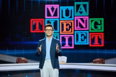 Sau 15 năm gắn bó với nghề, việc đảm nhận vai trò MC của “Vua Tiếng Việt” đánh dấu một thử thách mới trong hành trình làm nghề của Đức Bảo. (Ảnh: VTV)