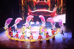 Ban Tổ chức kỳ vọng Liên hoan sẽ là ngày hội thực sự của những người làm nghệ thuật sân khấu, thắp lên ngọn lửa đam mê, khát vọng cống hiến trong lòng mỗi nghệ sỹ và khán giả yêu nghệ thuật. (Ảnh: CTV/Vietnam+)