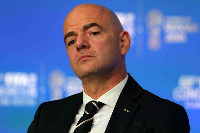 Chủ tịch Liên đoàn bóng đá thế giới (FIFA) Gianni Infantino. (Nguồn: AFP)