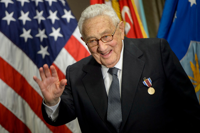 Cựu Ngoại trưởng Mỹ Henry Kissinger. (Ảnh: AFP/TTXVN)