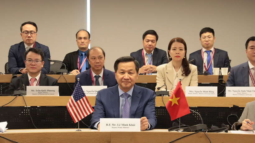 Phó Thủ tướng Chính phủ Lê Minh Khái. (Ảnh: Thanh Tuấn/TTXVN)