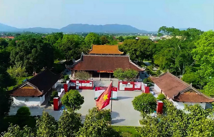 Khu Di tích Lịch sử Quốc gia Đặc biệt Kim Liên, huyện Nam Đàn (Nghệ An). (Ảnh: TTXVN phát)