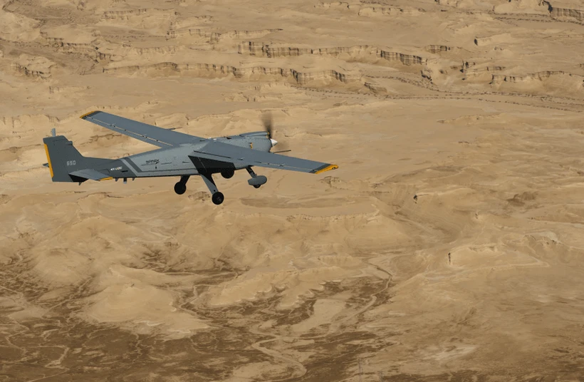 Máy bay không người lái đa nhiệm Hermes 650 Spark. (Nguồn: Elbit Systems)