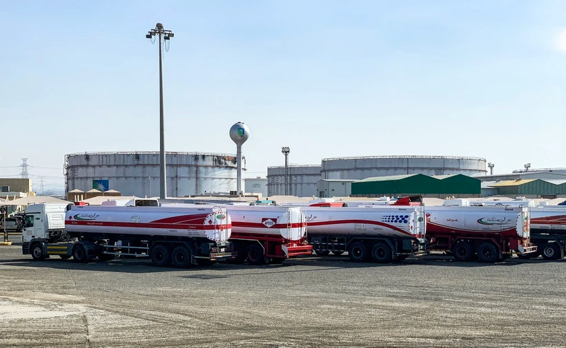 Cơ sở khai thác dầu Aramco của Saudi Arabia ở thành phố Jeddah. (Ảnh: AFP/TTXVN)