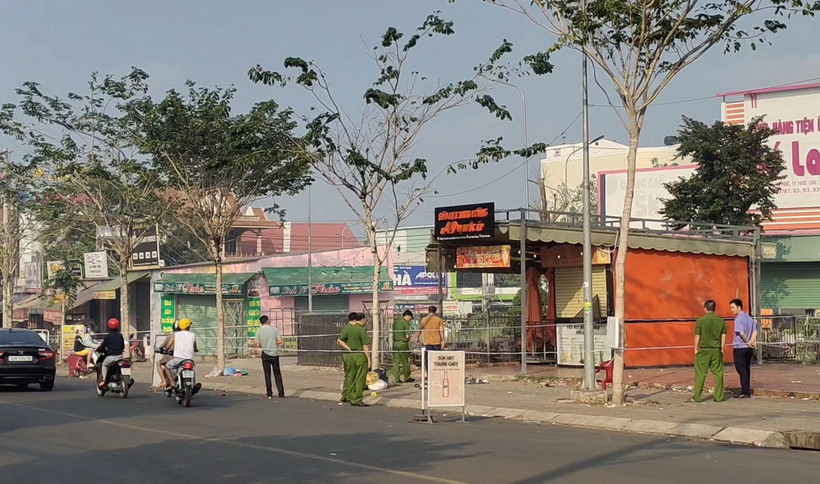 Hiện trường vụ án. (Ảnh: TTXVN phát)