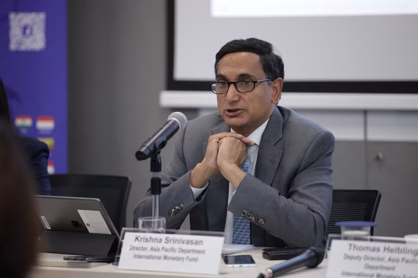 Giám đốc phụ trách châu Á-Thái Bình Dương của Quỹ Tiền tệ Quốc tế (IMF) Krishna Srinivasan. (Ảnh: IMF/TTXVN)
