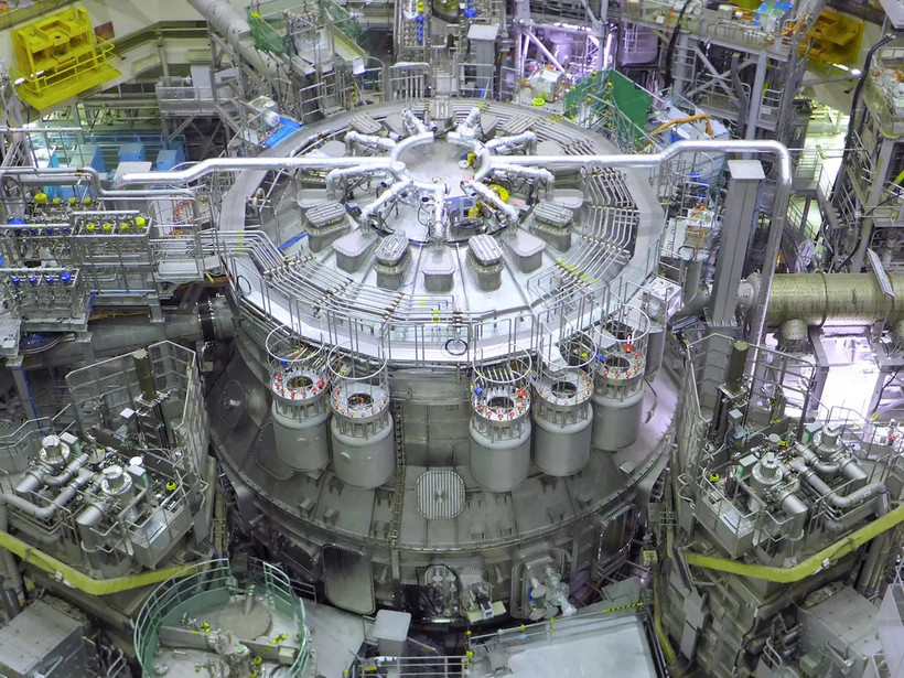 Lò phản ứng nhiệt hạch JT-60SA tại Naka, Nhật Bản. (Ảnh: AFP)