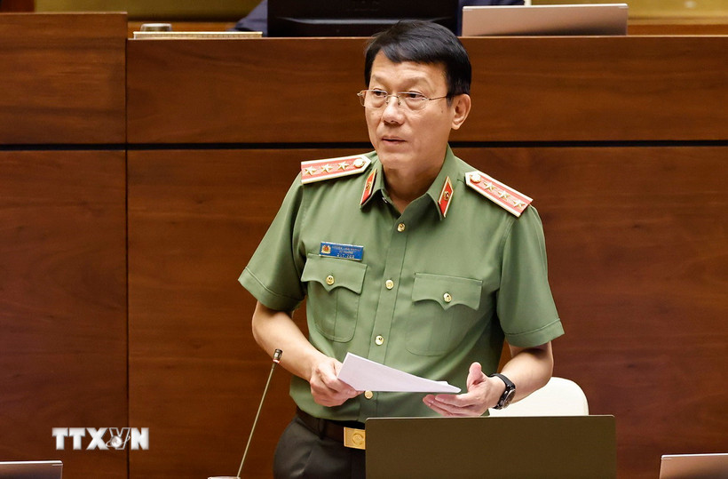 Đại tướng Lương Tam Quang, Bộ trưởng Bộ Công an. (Ảnh: Phương Hoa/TTXVN)