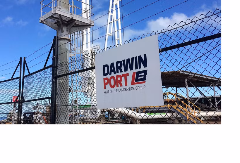 Cảng Darwin của Australia được tập đoàn Landbridge của Trung Quốc thuê lại trong thời hạn 99 năm. (Nguồn: Reuters)