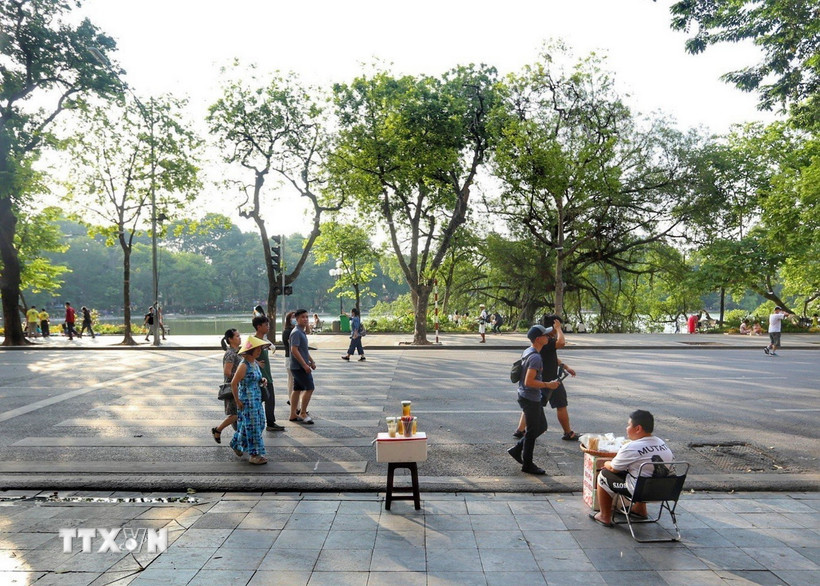 Hồ Hoàn Kiếm, Hà Nội. (Nguồn: TTXVN)