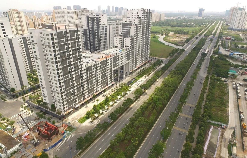 Thị trường bất động sản Việt Nam được đánh giá là giàu tiềm năng. (Ảnh: Trần Xuân Tình/TTXVN)