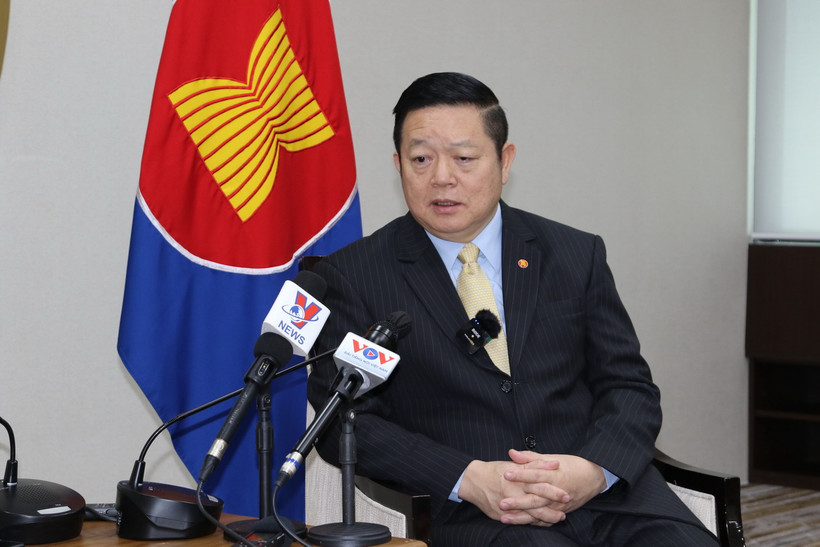 Tiến sỹ Kao Kim Hourn, Tổng Thư ký ASEAN. (Ảnh: Hữu Chiến/TTXVN)