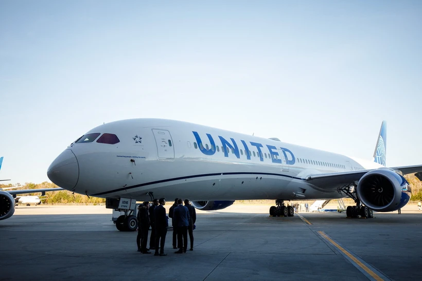 Máy bay 787 Dreamliner tại nhà máy của hãng Boeing ở North Charleston, Mỹ, ngày 13/12/2022. (Ảnh: AFP/TTXVN)