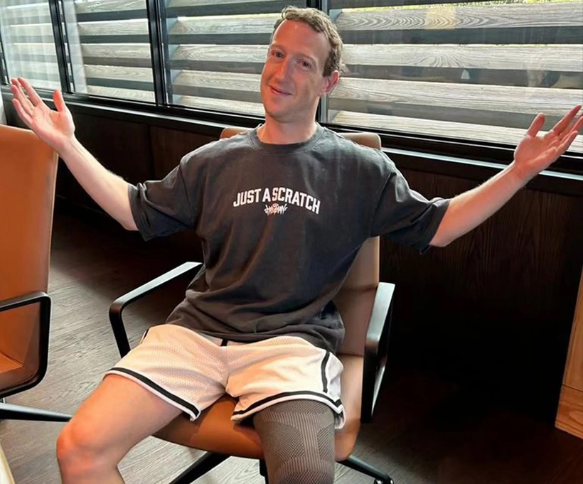 Tỷ phú Mark Zuckerberg chia sẻ về tình hình hồi phục chấn thương ACL. (Nguồn: Instagram)