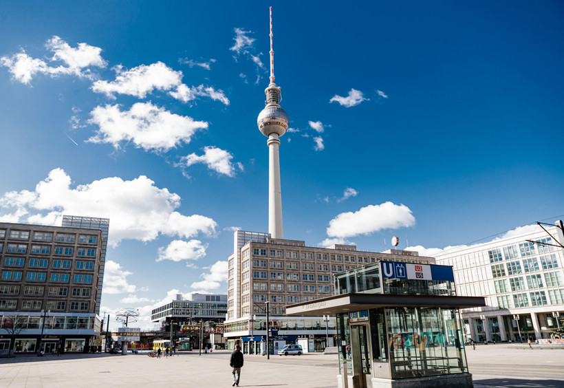 Cảnh vắng vẻ tại Berlin, Đức ngày 22/3/2020, trong bối cảnh dịch COVID-19 lan rộng. (Ảnh: THX/TTXVN)