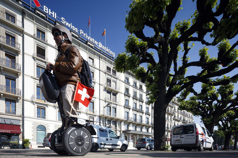 Chi nhánh của ngân hàng Hapoalim tại Thụy Sĩ. (Nguồn: Bloomberg)