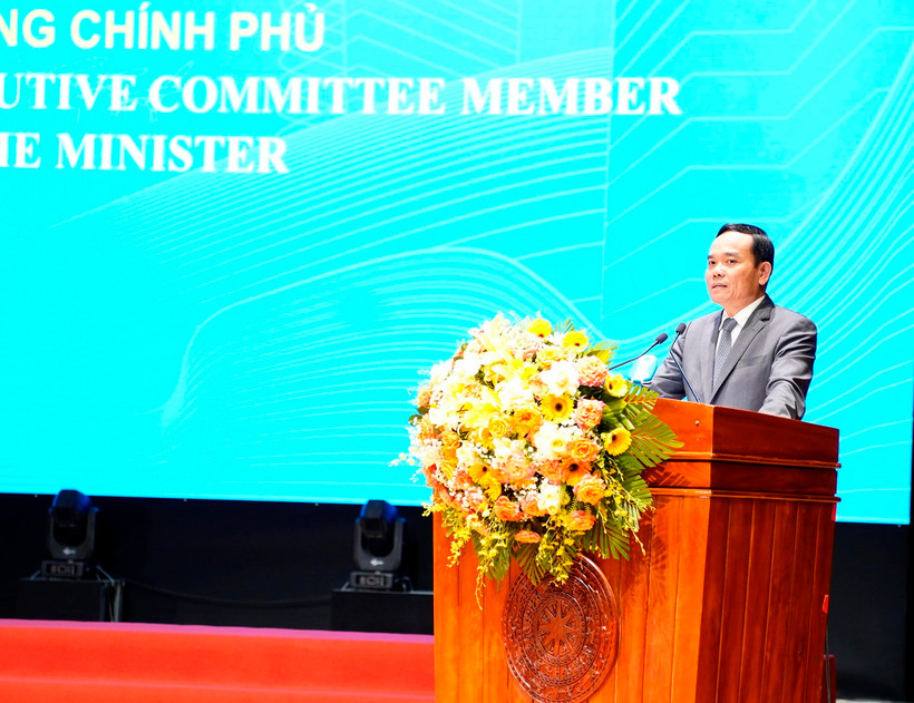 Phó thủ tướng Chính phủ Trần Lưu Quang phát biểu chỉ đạo tại Hội nghị. (Ảnh: Lê Phước Ngọc/TTXVN)