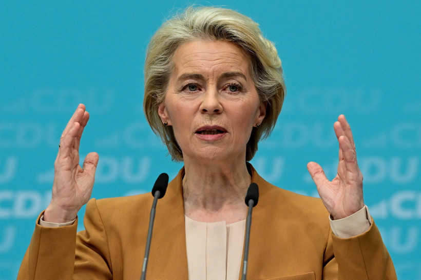 Đảng Liên minh Dân chủ Cơ đốc giáo (CDU) của Chủ tịch Ủy ban châu Âu (EC) Ursula von der Leyen là mục tiêu của một vụ tấn công mạng. (Ảnh: AFP/TTXVN)