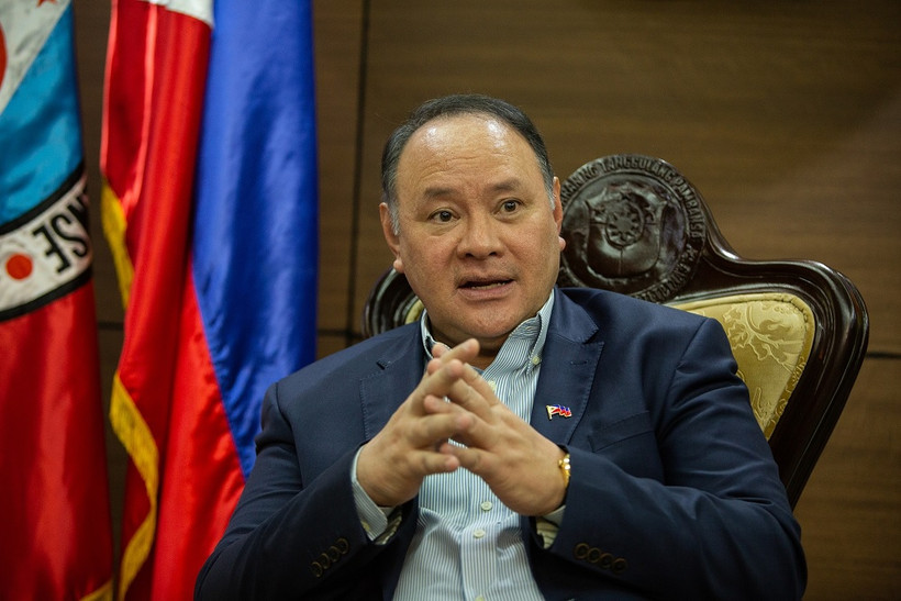 Bộ trưởng Quốc phòng Philippines, ông Gilberto Teodoro. (Nguồn: Bloomberg)