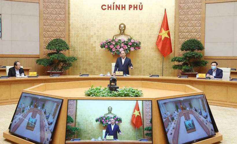 Thủ tướng Nguyễn Xuân Phúc phát biểu. (Ảnh: Thống Nhất/TTXVN)