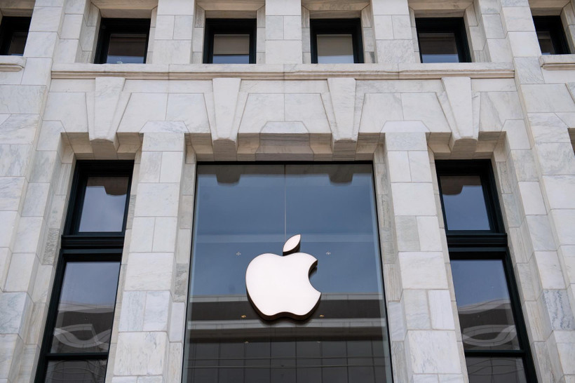 Một cửa hàng của Apple tại Washington, DC, Mỹ. (Ảnh: AFP/TTXVN)