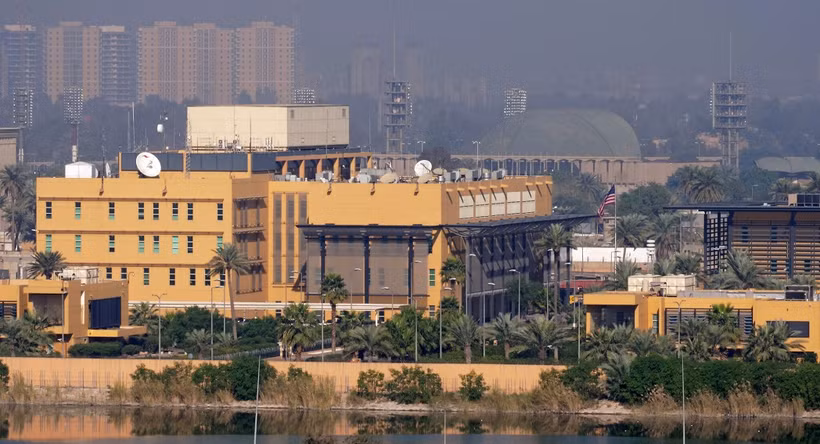 Đại sứ quán Mỹ tại Baghdad. (Ảnh: Reuters)