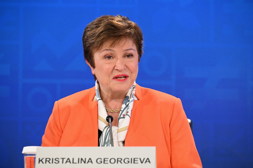 Tổng giám đốc IMF Kristalina Georgieva sẽ tham dự Hội nghị Các bộ trưởng tài chính và thống đốc ngân hàng trung ương G20. (Ảnh: AFP/TTXVN)