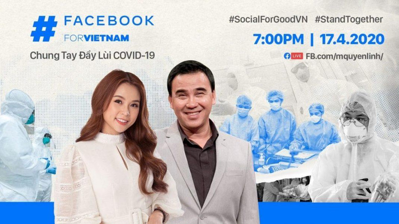 Chương trình sẽ được dẫn dắt bởi 2 MC Quyền Linh và Sam. (Nguồn: Facebook)