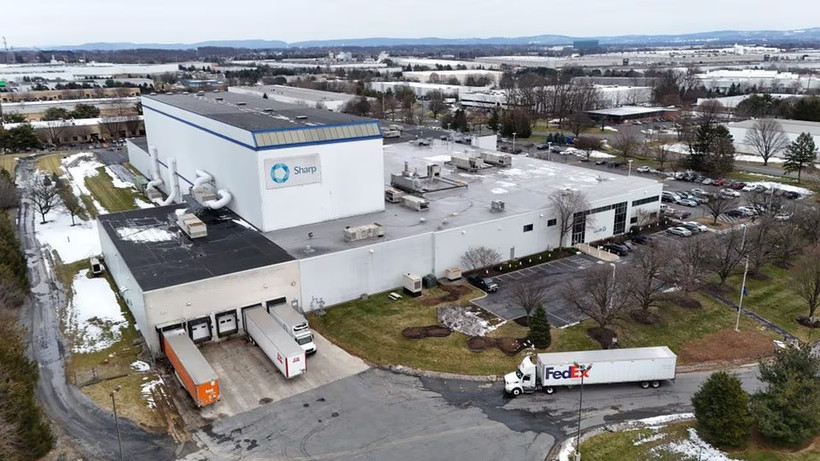 Cơ sở đóng gói dược phẩm Sharp Services. (Nguồn: Daily Mail)