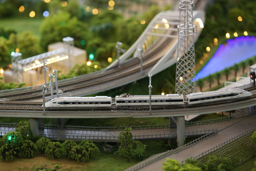 Mô hình tuyến đường sắt cao tốc Bangkok-Nakhon Ratchasima. (Nguồn: bangkokpost.com)