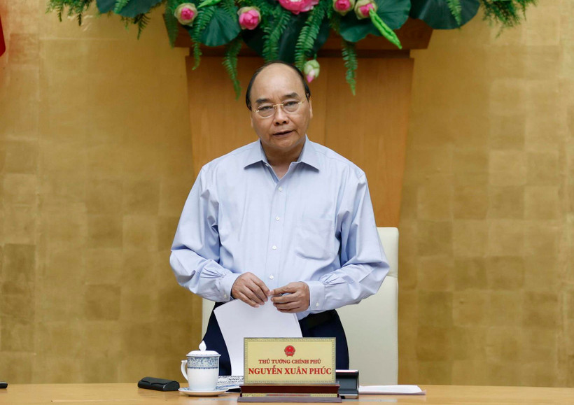 Thủ tướng Nguyễn Xuân Phúc phát biểu. (Ảnh: Thống Nhất/TTXVN)