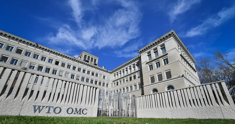 Trụ sở Tổ chức Thương mại thế giới (WTO) tại Geneva, Thụy Sĩ. (Ảnh: AFP/TTXVN)