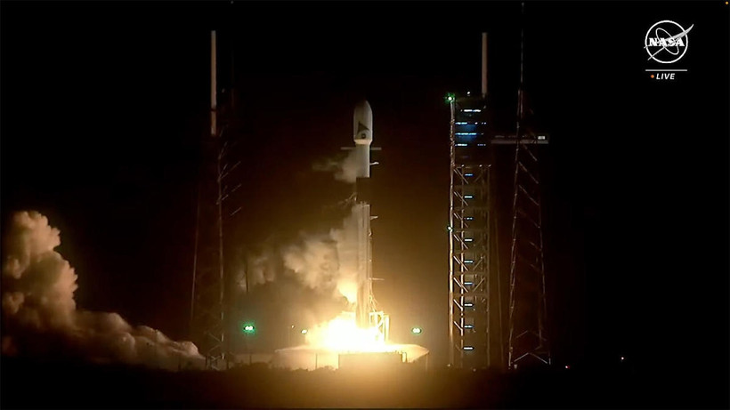 Công ty SpaceX đã phóng thành công vệ tinh PACE trị giá 964 triệu USD lên quỹ đạo Trái Đất. (Nguồn: NASA)