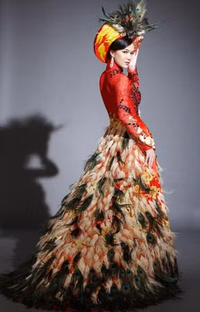 Thúy Vy sẽ "hóa" chim công trong Miss World 2011 ảnh 1