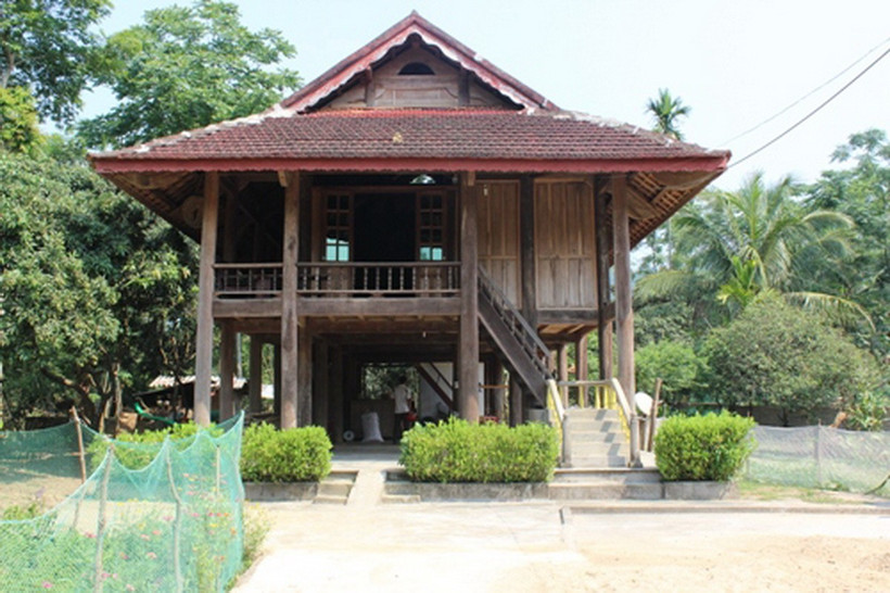 Đến Hoa Tiến du khách sẽ được nghỉ ngơi tại những ngôi nhà sàn của đồng bào Thái. (Nguồn: Báo Quỳ Châu, Nghệ An)