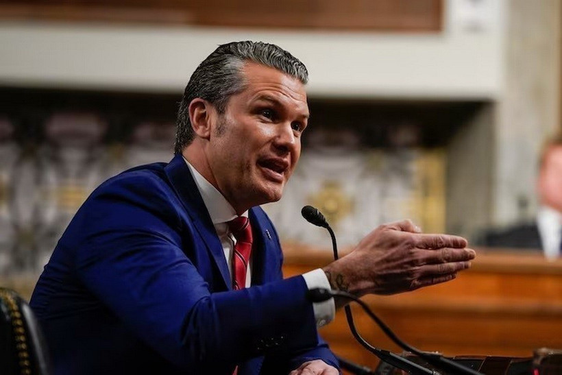 Bộ trưởng Quốc phòng Mỹ Pete Hegseth. (Nguồn: REUTERS/TTXVN)