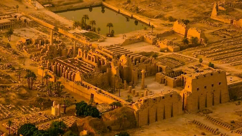 Quần thể đền Karnak ở Luxor, Ai Cập. (Nguồn: unitedguidestravel)