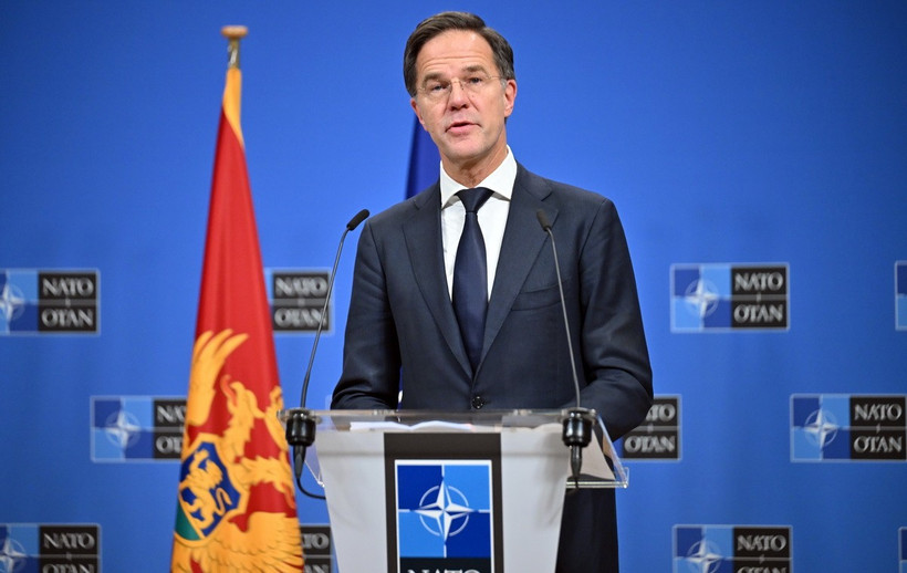 Hồi cuối tháng 12/2024, Tổng Thư ký Tổ chức Hiệp ước Bắc Đại Tây Dương (NATO) Mark Rutte từng khẳng định liên minh quân sự này sẽ tăng cường hiện diện quân sự ở biển Baltic. (Nguồn: AA/TTXVN) 