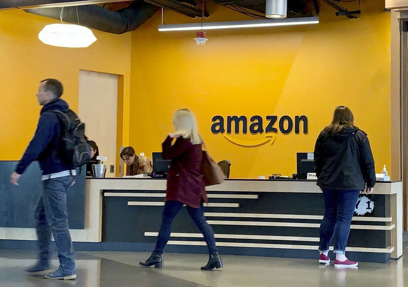 Trụ sở Amazon tại Seattle, Mỹ. (Nguồn: Kyodo/TTXVN)